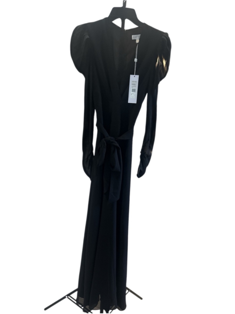 Ronny Kobo Bernadette Long Sleeved Attached Wrap Maxi Gown - Picture 5 of 13